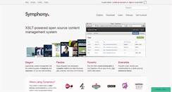 Desktop Screenshot of getsymphony.com